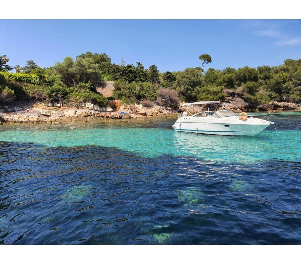 T2 A/C Cote D'Azur, Piscine, Plage A 350M, Wifi Vallauris Exterior foto